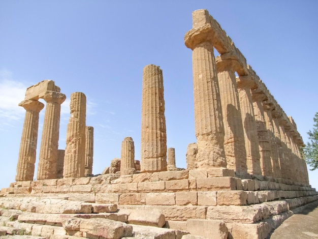 Foto agrigento en la sicilia