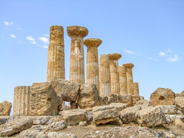 Foto agrigento en la sicilia