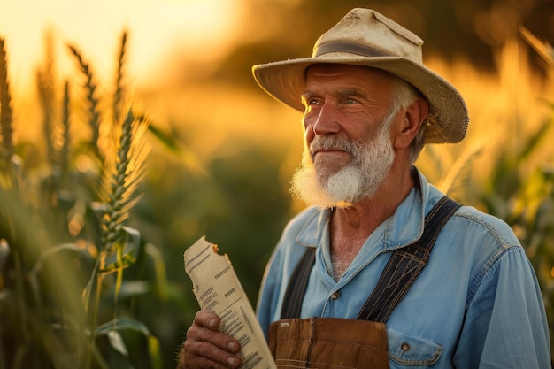 Agrônomo biólogo homem em laboratório de plantas Gerar ai