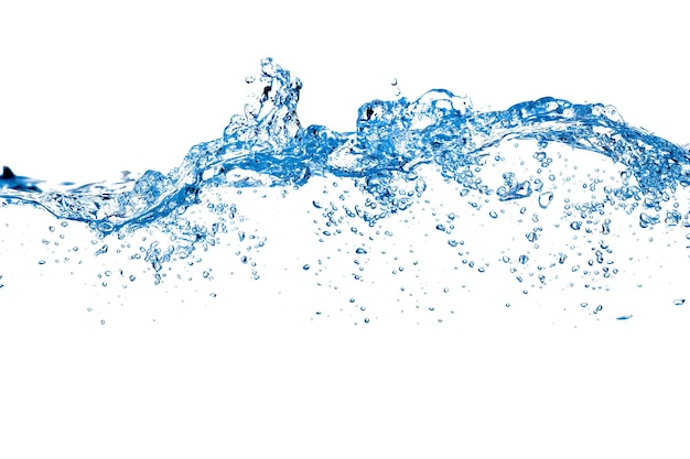 Foto agua azul y burbujas de aire en la piscina sobre fondo png