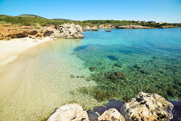 Agua cristalina en Cerdeña Italia