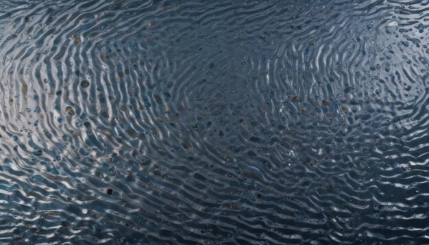El agua cristalina ondula el fondo brillante