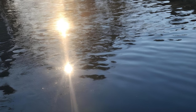 Foto Água da piscina refletindo no sol