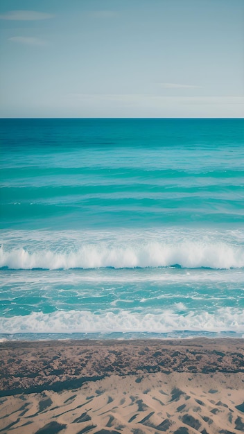 el agua es una ilustración de playa azul