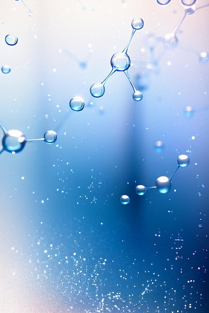 agua gotitas burbuja partículas brillante negocio tecnología fondo diseño material papel pintado
