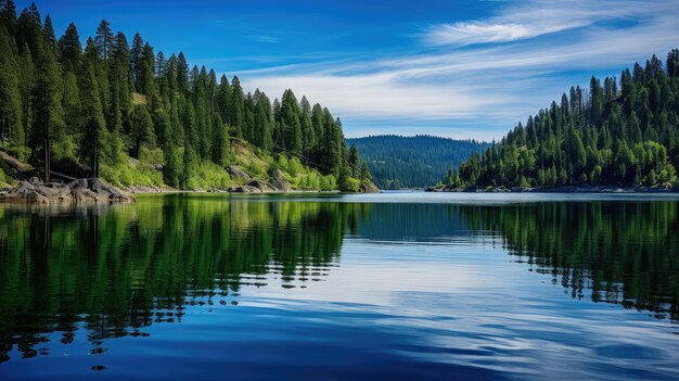 Foto el agua del lago coeur dalene