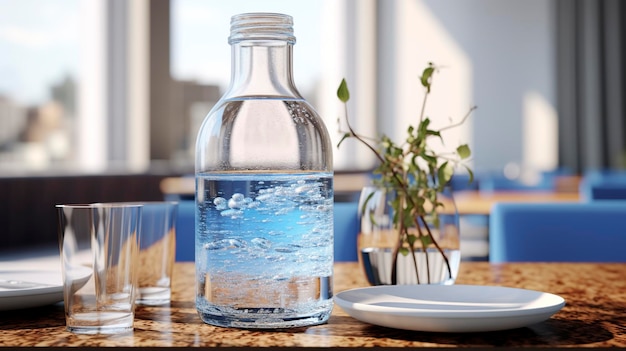 Agua mineral para restaurantes y cenas elegantes