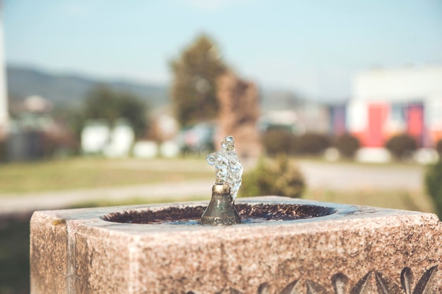 agua potable en la calle