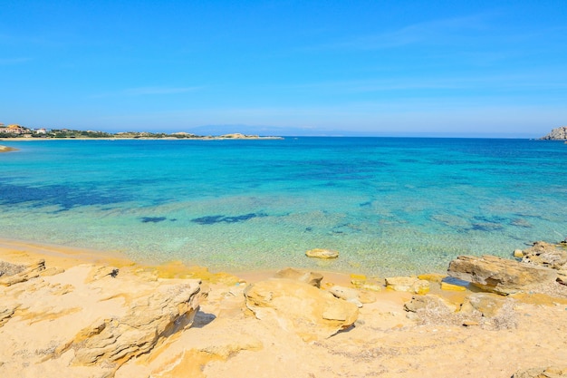 Agua turquesa en Capo Testa Cerdeña