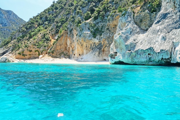 Agua turquesa en la costa del golfo de Orosei Cerdeña