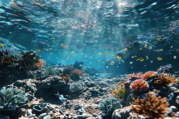 bajo el agua