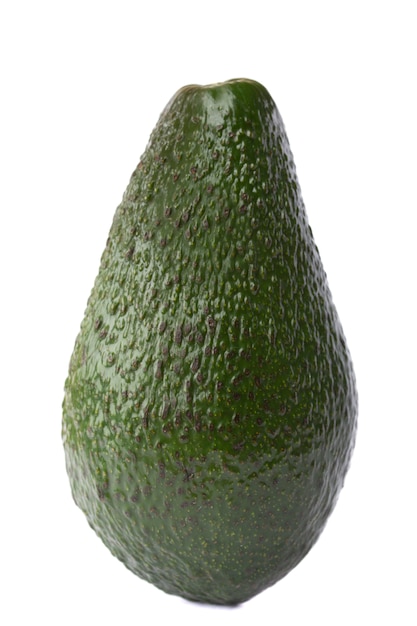 Aguacate aislado, cortar aguacate aislado en blanco