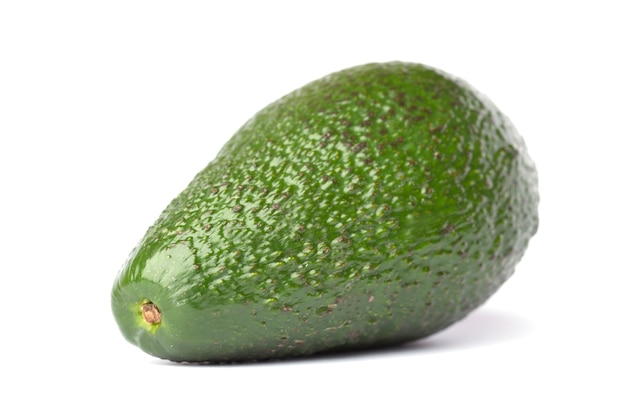 Aguacate aislado, cortar aguacate aislado en blanco