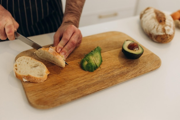 Aguacate desayuno mañana saludable orgánico