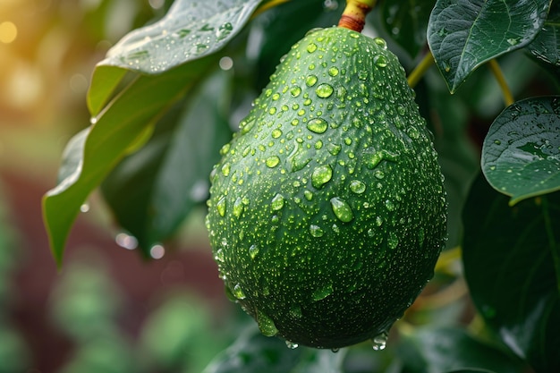 aguacate fresco natural para fotografías de productos