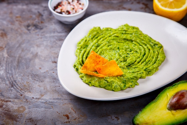 Aguacate, Vegetal. El guacamole es una salsa tradicional mexicana