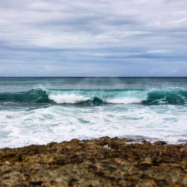 Foto las aguas azules de hawai.