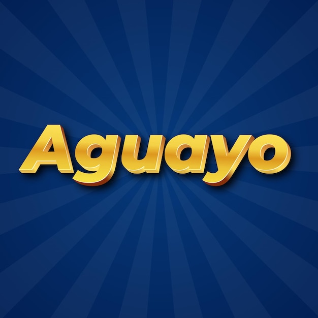 Aguayo Text effect Gold JPG atraente cartão de fundo foto confete