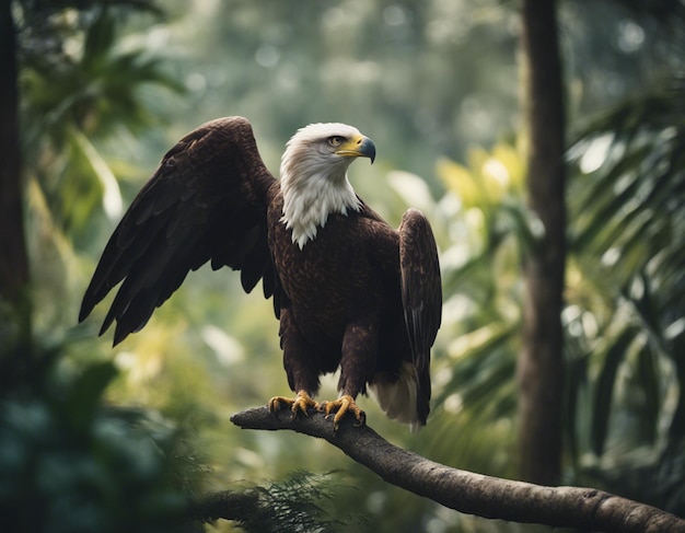 Un águila en la jungla