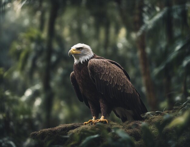 Un águila en la jungla