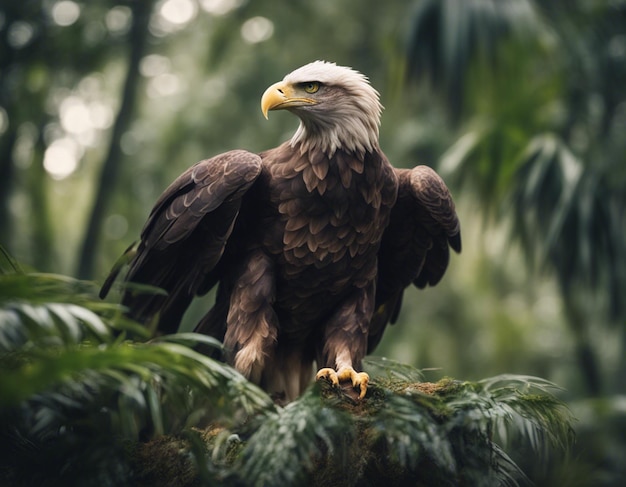 Un águila en la jungla