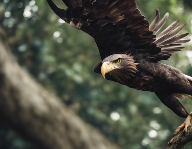 Un águila en la jungla