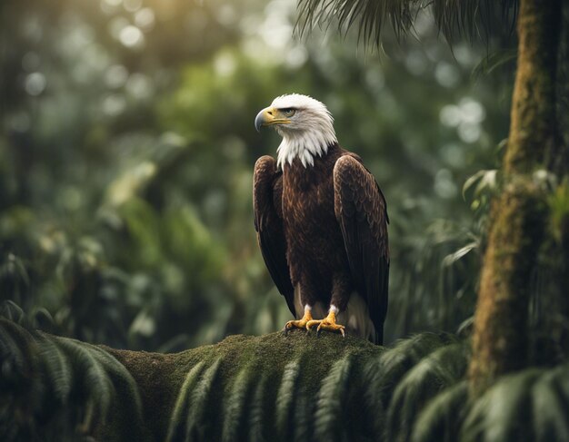 Un águila en la jungla