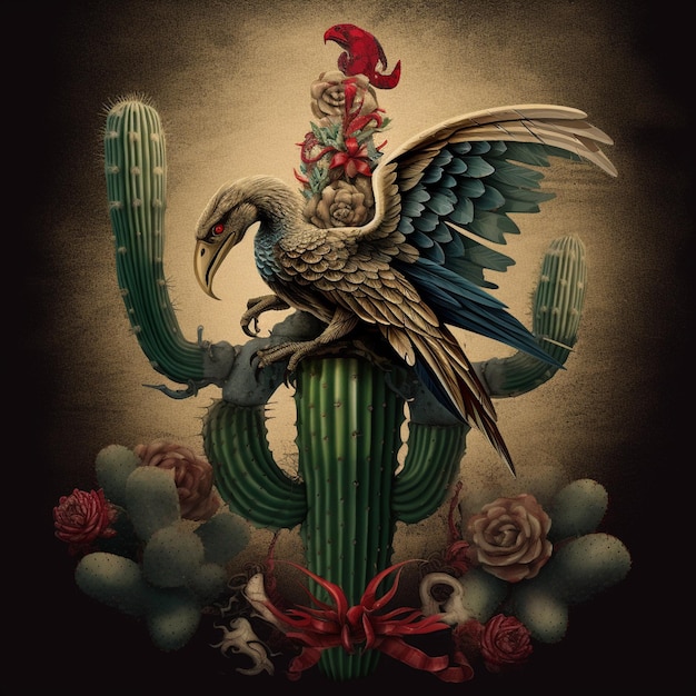 águila y serpiente símbolo símbolos emblemáticos de méxico representados artísticamente