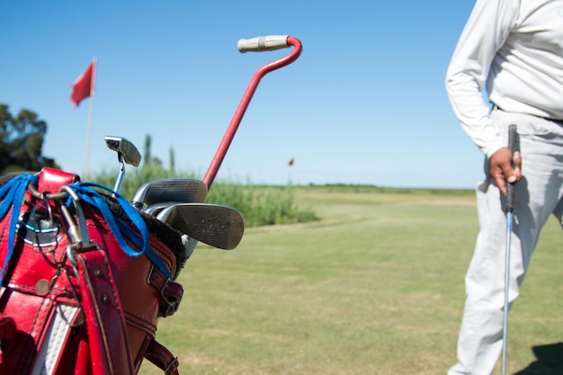 El agujero del campamento de golf