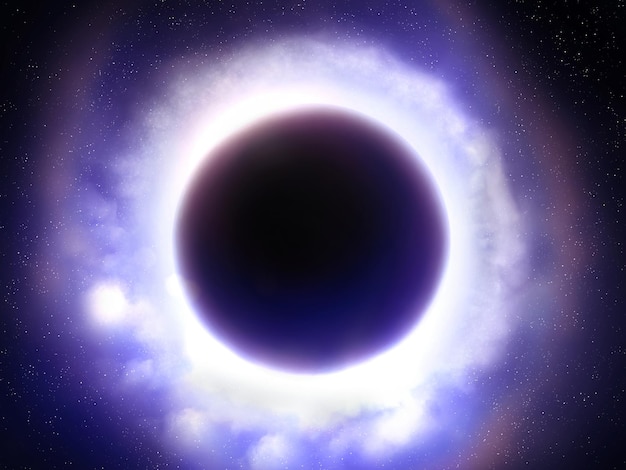 Un agujero negro supermasivo Halo de luz alrededor de la singularidad Fuente de ondas gravitacionales Horizonte de eventos