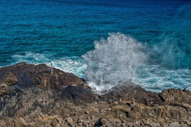 Agujero de soplado en hawaii oahu