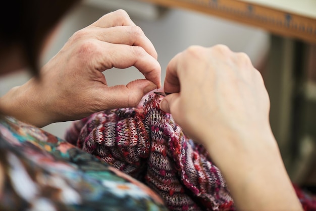 Agulha de costura de tecido costurado à mão