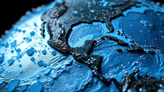 Ahorrando agua día mundial del agua HD papel de pared 8K Fotografía de stock