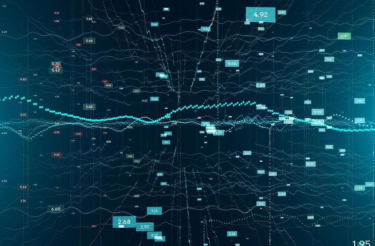 Foto ai chatbot inteligencia artificial concepto de análisis de ciencia de datos digitales