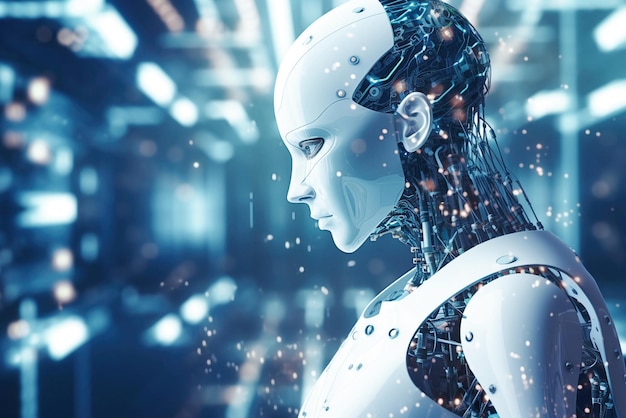 AI concepto de inteligencia artificial generativa