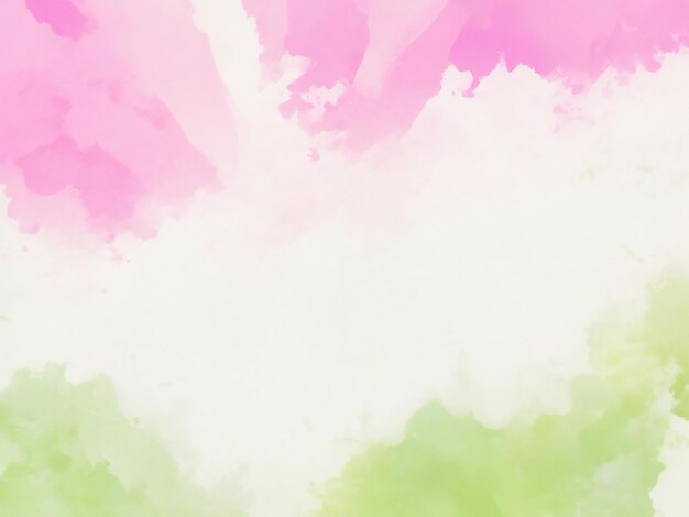 Ai de fundo rosa e verde aquarela gerado