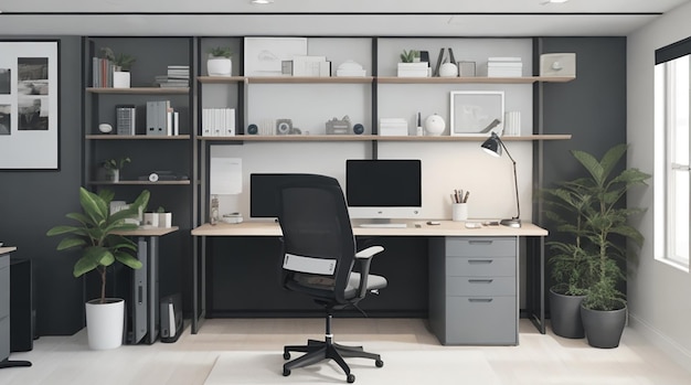 AI Design Assistant AI ajuda você a criar o layout de escritório doméstico perfeito