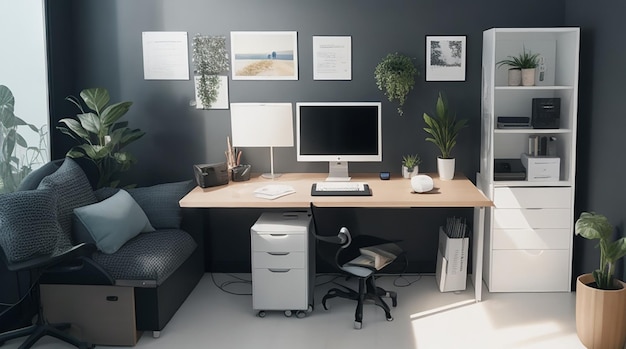 AI Design Assistant AI te ayuda a crear el diseño perfecto de la oficina en casa