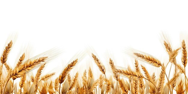 Foto ai generada ai generativa planta de campo de cosecha de trigo en lienzo mockup decoración textura de fondo colección de la granja alimentos panadería deocración gráficos arte gráfico