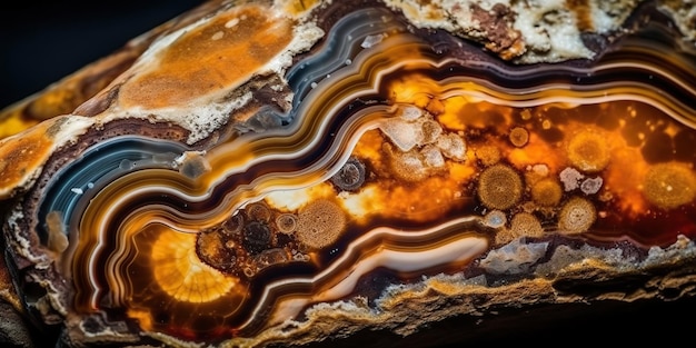 Foto ai generado ai generativo agata decoración de mármol fondo superficie texturada piedra preciosa