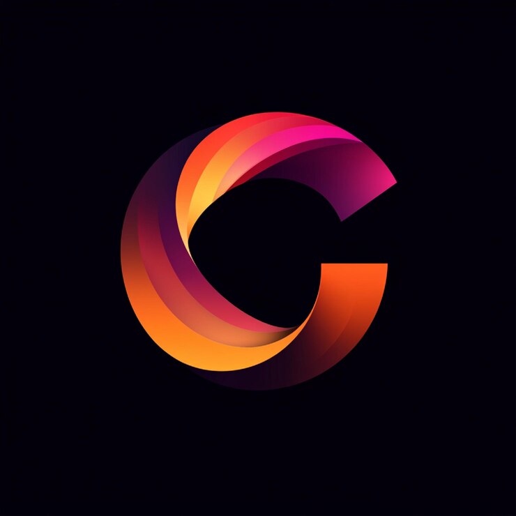 Foto ai generado logotipo creativo con superposiciones de letras