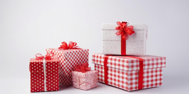 AI Generated AI Generative Año Nuevo Navidad Regalo de Navidad Caja de regalo Celebración de cumpleaños romántica
