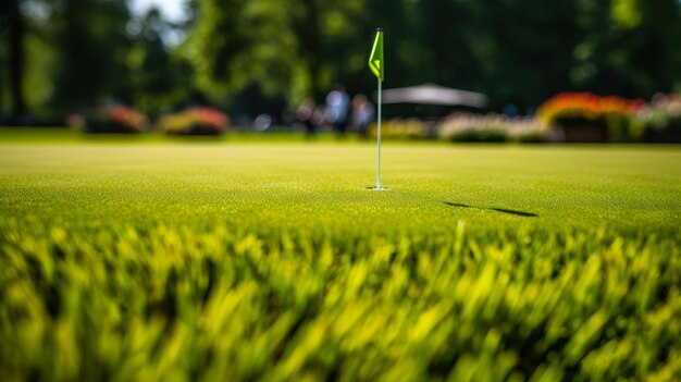 ai generativa del campo de golf verde