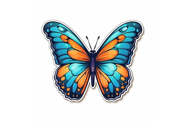 ai generativa grande linda borboleta