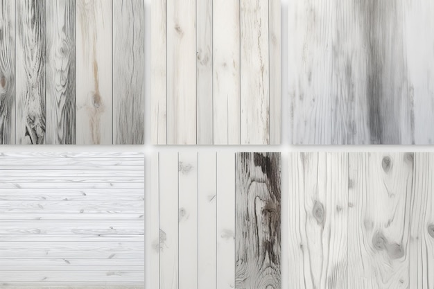 AI generativa de texturas de madera blanca