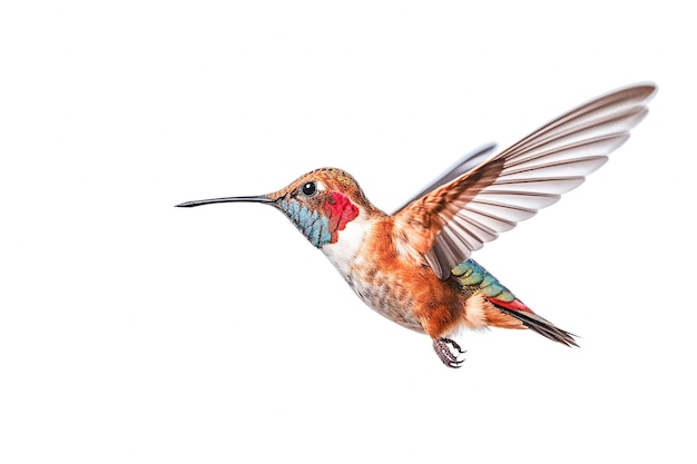 Ai generative Hummingbird em voo