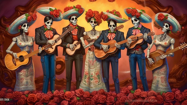 Ai generativo del día de los muertos