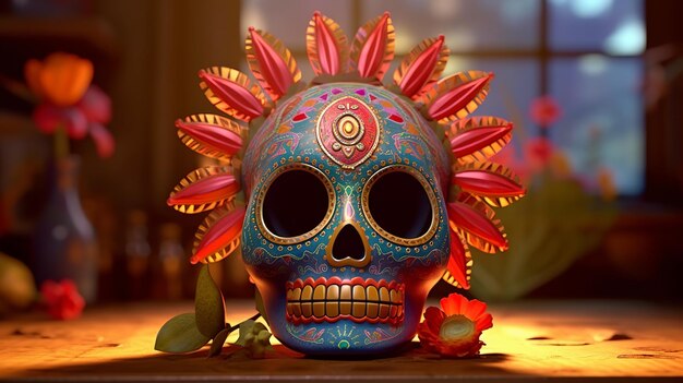 Ai generativo del día de los muertos