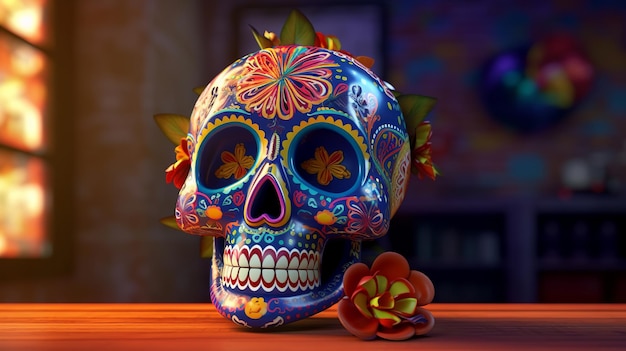 Ai generativo del día de los muertos