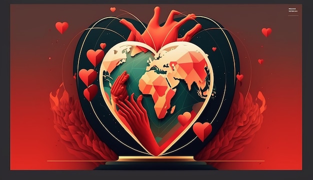 Ai generativo del Día Mundial del Corazón